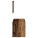 vidaXL Fürdőszoba szekrény tükörrel Régi fából készült fűrészáru