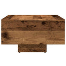 vidaXL antik fa színű szerelt fa dohányzóasztal 85 x 55 x 31 cm