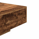 vidaXL antik fa színű szerelt fa dohányzóasztal 85 x 55 x 31 cm