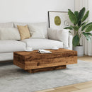 vidaXL antik fa színű szerelt fa dohányzóasztal 100x49,5x31 cm