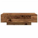 vidaXL antik fa színű szerelt fa dohányzóasztal 100x49,5x31 cm