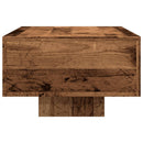 vidaXL antik fa színű szerelt fa dohányzóasztal 100x49,5x31 cm