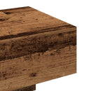 vidaXL antik fa színű szerelt fa dohányzóasztal 100x49,5x31 cm