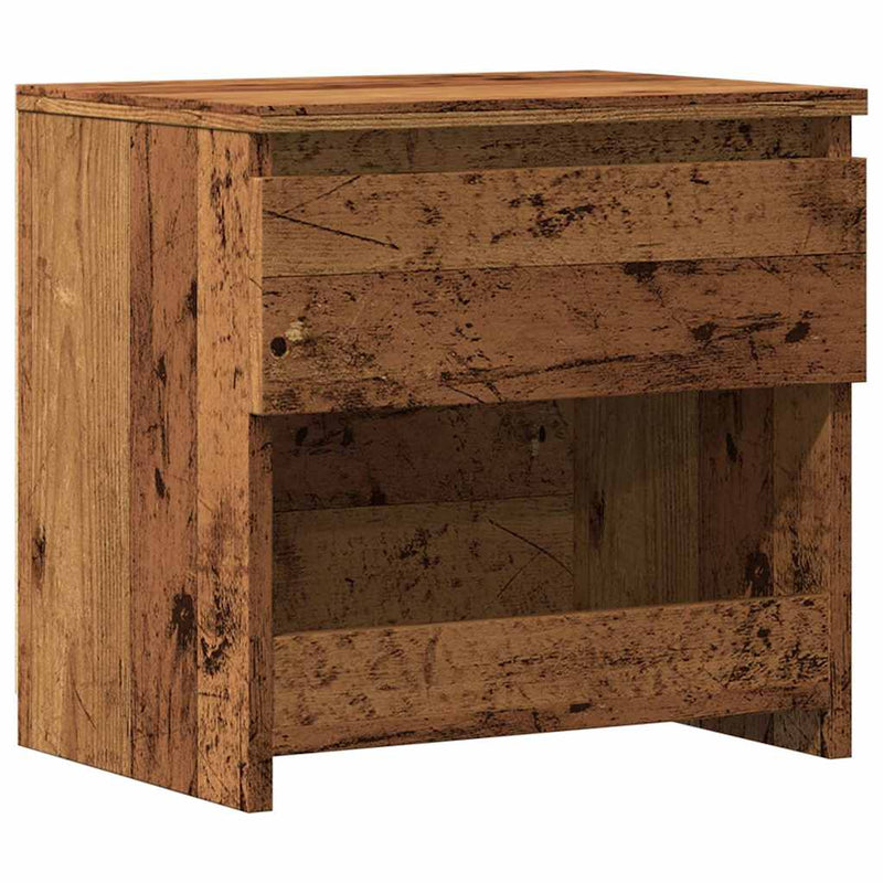 vidaXL antik fa szerelt fa éjjeliszekrény 40 x 30 x 39 cm