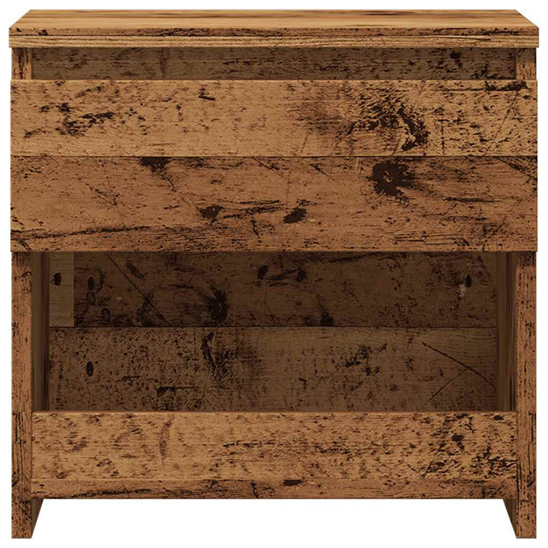 vidaXL antik fa szerelt fa éjjeliszekrény 40 x 30 x 39 cm