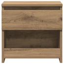 vidaXL kézműves tölgy színű szerelt fa éjjeliszekrény 40x30x39 cm