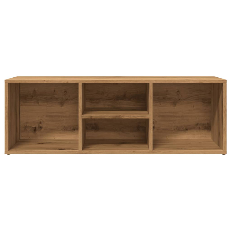 vidaXL kézműves tölgy színű szerelt fa cipőtároló pad 105 x 35 x 35 cm
