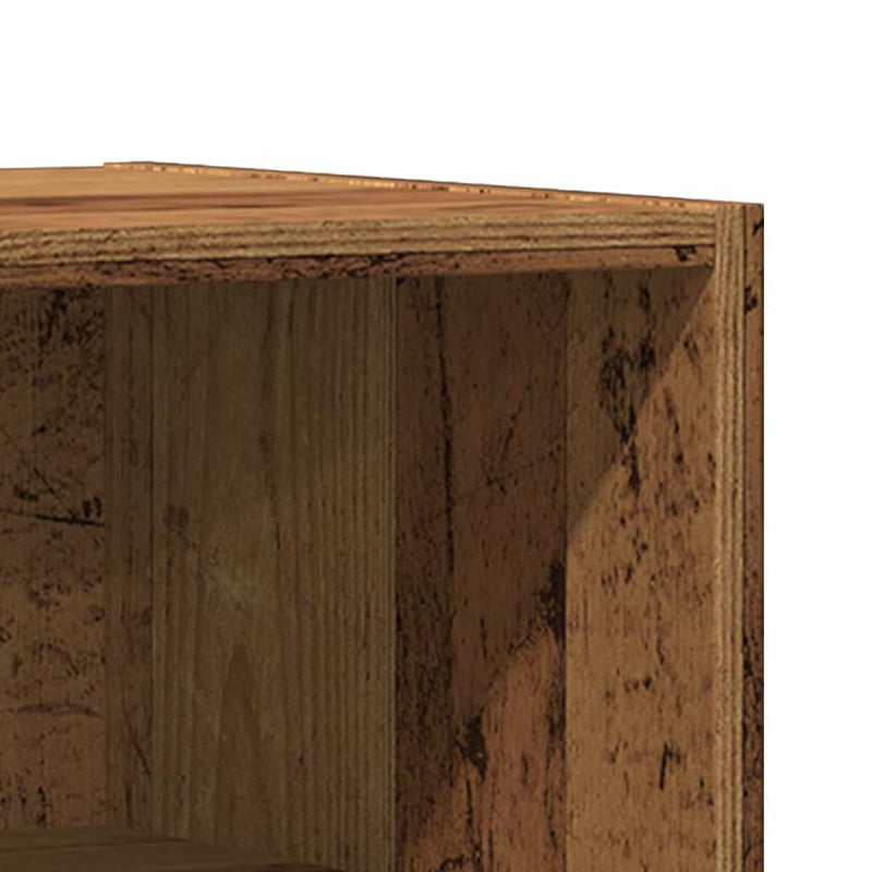 vidaXL éjjeliszekrények 2 db Régi fa 40x30x50 cm Gépesített fa