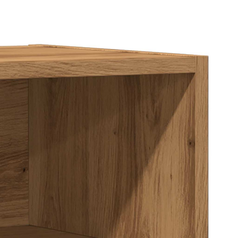 vidaXL éjjeliszekrény Artisan tölgy Gépi úton előállított fa