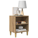 vidaXL éjjeliszekrény Artisan tölgy Gépi úton előállított fa