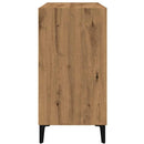 vidaXL kézműves tölgy színű szerelt fa tálalószekrény 103,5x35x70 cm