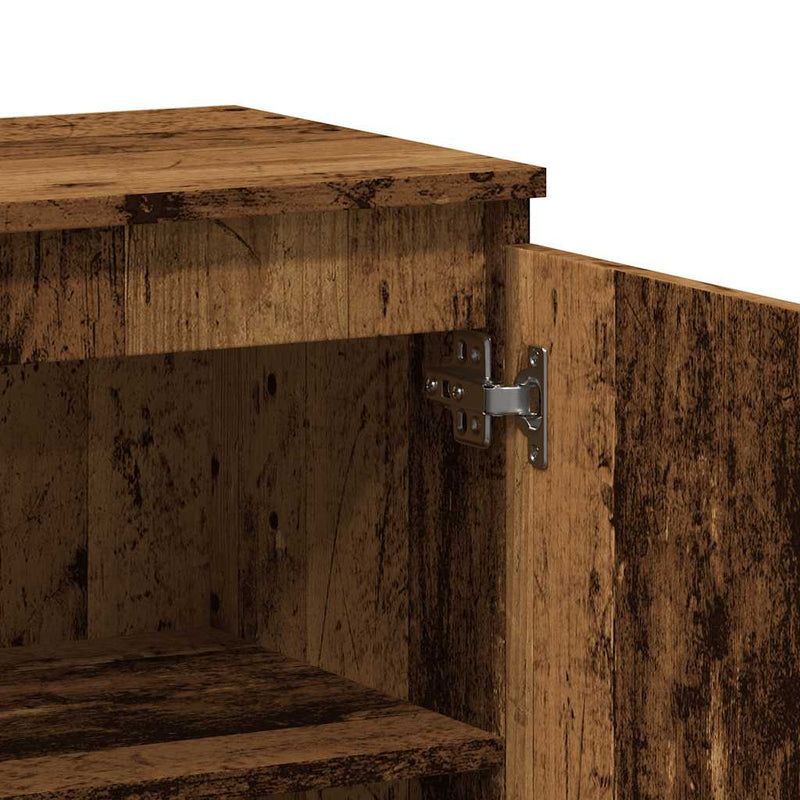 vidaXL komód Régi fa 60x35x70 cm Gépelt fa