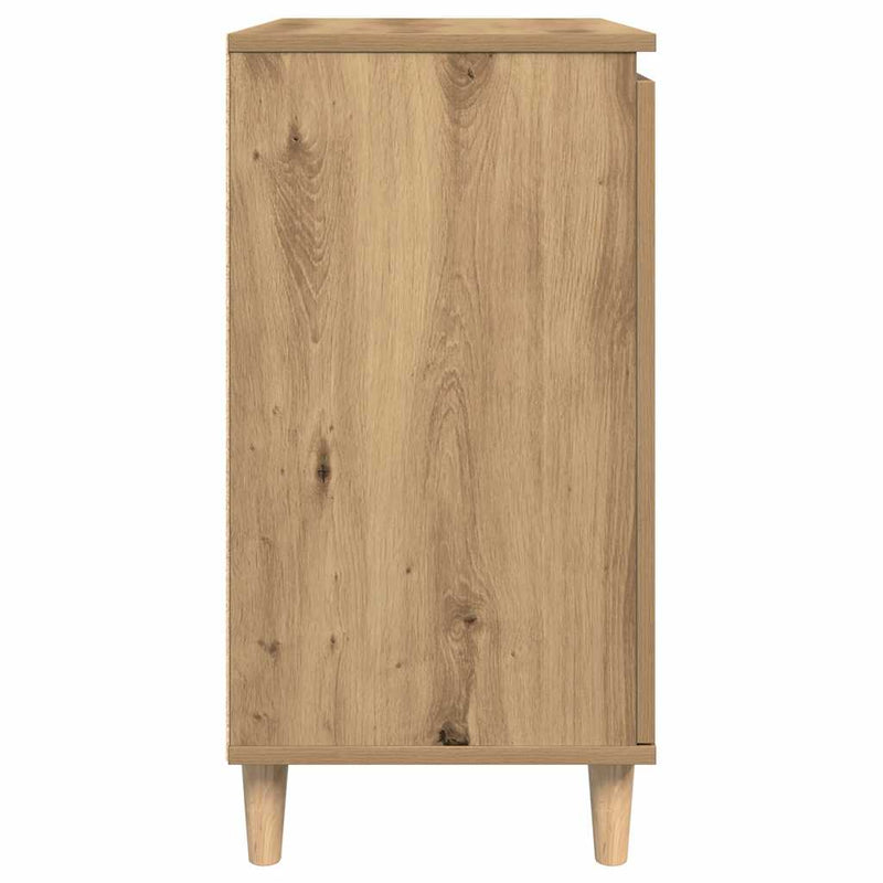 vidaXL komód Artisan tölgy 60x35x70 cm Műanyag fa