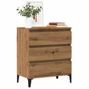 vidaXL komód Artisan tölgy 60x35x70 cm Műanyag fa