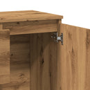 vidaXL kézműves tölgy színű szerelt fa tálalószekrény 102 x 35 x 70 cm