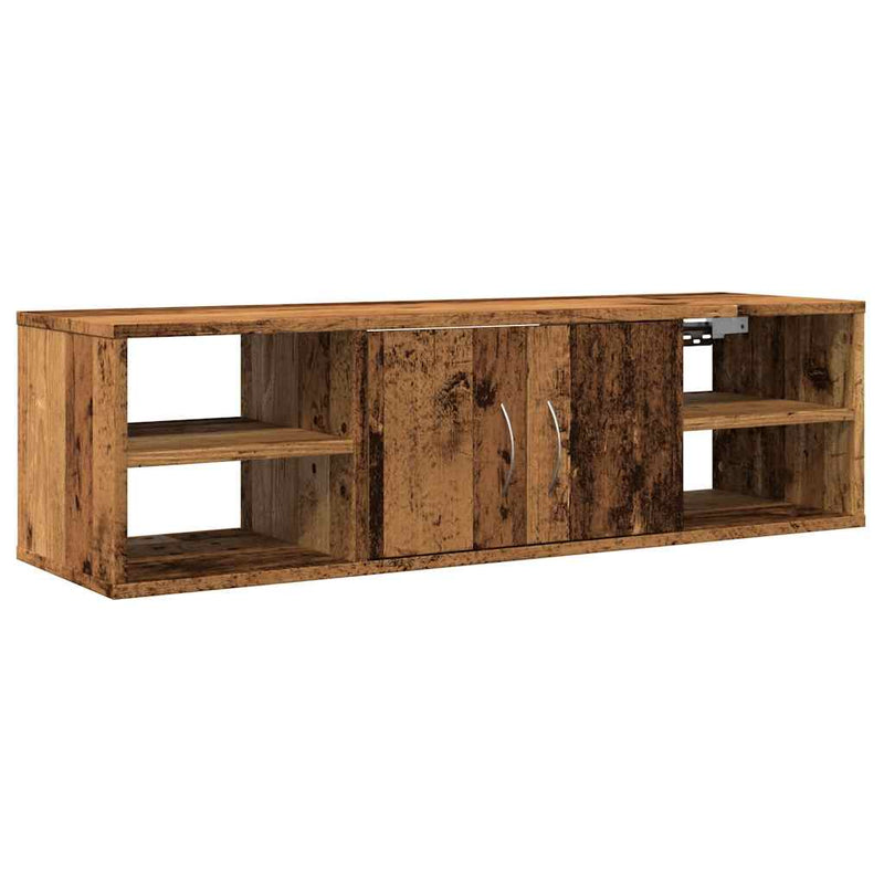 vidaXL antik fa színű szerelt fa faliszekrény 101x30x29 cm