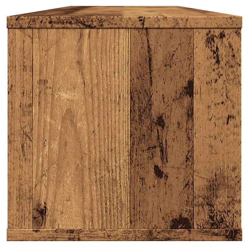 vidaXL antik fa színű szerelt fa faliszekrény 101x30x29 cm