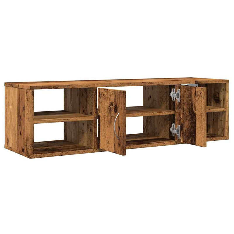vidaXL antik fa színű szerelt fa faliszekrény 101x30x29 cm