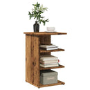 vidaXL komód Régi fa 35x35x55 cm Gépelt fa