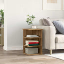 vidaXL kézműves tölgy színű szerelt fa tálalószekrény 35x35x55 cm