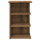 vidaXL kézműves tölgy színű szerelt fa tálalószekrény 35x35x55 cm