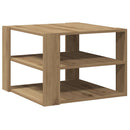 vidaXL dohányzóasztal Artisan tölgy 58x58x40 cm Gépelt fa