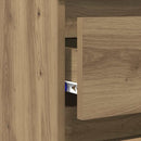 vidaXL éjjeliszekrények 2 db Artisan tölgy 40x35x62,5 cm műfa