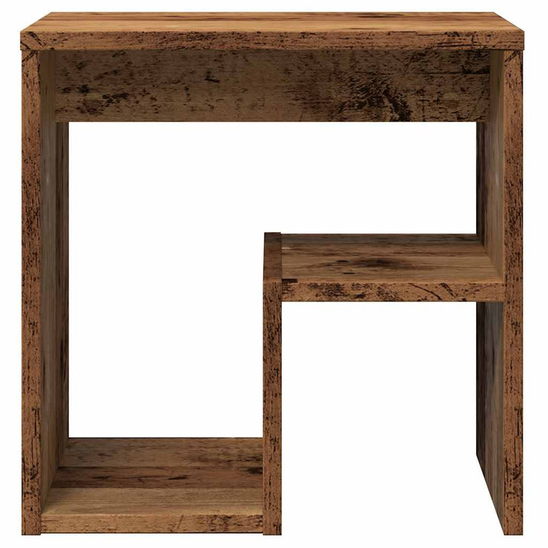 vidaXL 2 db antik fa színű szerelt fa éjjeliszekrény 40 x 30 x 40 cm