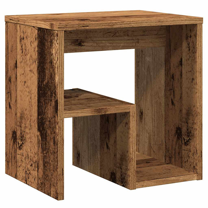 vidaXL 2 db antik fa színű szerelt fa éjjeliszekrény 40 x 30 x 40 cm