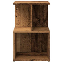 vidaXL éjjeliszekrények 2 db Régi fa 35x35x55 cm Gépesített fa