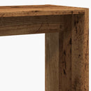 vidaXL Oldalasztal Régi fa 50x26x50 cm Gépelt fa