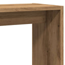 vidaXL Oldalasztal Artisan tölgy 50x26x50 cm Gépelt fa