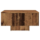 vidaXL antik fa színű szerelt fa dohányzóasztal 60 x 60 x 31,5 cm