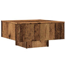 vidaXL antik fa színű szerelt fa dohányzóasztal 60 x 60 x 31,5 cm
