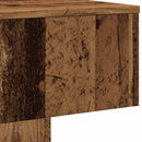 vidaXL antik fa színű szerelt fa dohányzóasztal 60 x 60 x 31,5 cm