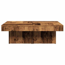 vidaXL antik fa színű szerelt fa dohányzóasztal 90 x 90 x 28 cm