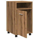 vidaXL szekrény kerekekkel Artisan tölgy Gépi úton előállított fa