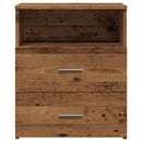 vidaXL antik fa színű szerelt fa éjjeliszekrény 50 x 32 x 60 cm