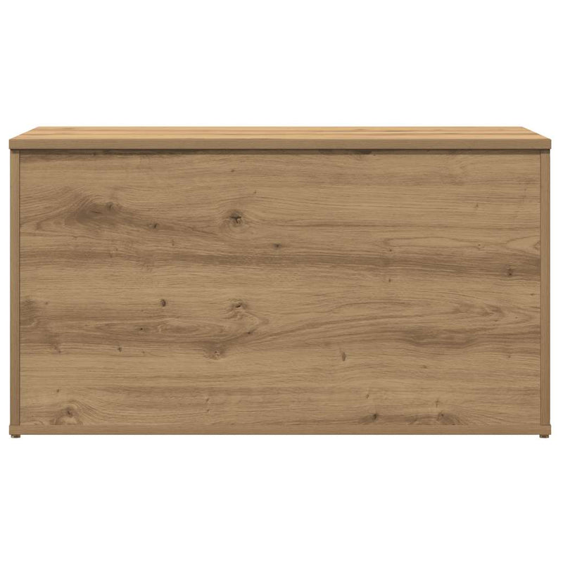 vidaXL kézműves tölgy színű szerelt fa tárolóláda 84 x 42 x 46 cm