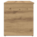 vidaXL kézműves tölgy színű szerelt fa tárolóláda 84 x 42 x 46 cm