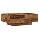 vidaXL antik fa színű szerelt fa dohányzóasztal 90 x 60 x 31 cm