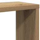 vidaXL 2 db kézműves tölgyszínű szerelt fa fali kockapolc 30x15x30 cm