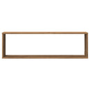 vidaXL 4 db kézműves tölgyszínű szerelt fa fali kockapolc 100x15x30 cm