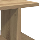 vidaXL 2 db kézműves tölgyszínű szerelt fa fali kockapolc 105x18x20 cm