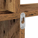 vidaXL fali polc Régi fa 80x15x78,5 cm Gépelt fa