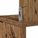 vidaXL antik fa színű szerelt fa fali sarokpolc 20 x 20 x 127,5 cm