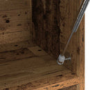 vidaXL szekrény Régi fa 100x32,5x35 cm Gépelt fa