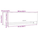 vidaXL gardróbszekrény Artisan tölgy 100x32,5x35 cm Gépelt fa