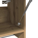 vidaXL kézműves tölgy színű szerelt fa ruhásszekrény 70x32,5x35 cm