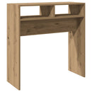 vidaXL kézműves tölgy színű szerelt fa dohányzóasztal 78 x 30 x 80 cm
